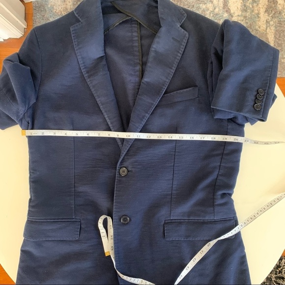 Movimento Italy 2 Button Sport Blazer Navy US Men’s Size 40L - Picture 4 of 10